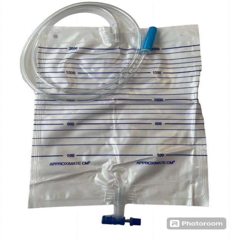 Сечоприймач Teta® 2000 ml, з Т-подібним клапаном